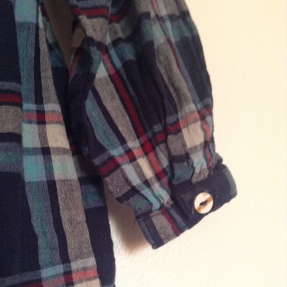 Tommy Hilfiger Girls' Plaid L/S shirt, Size 3T - Picture 6 of 9